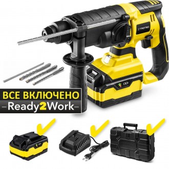 Перфоратор аккумуляторный Trotec PRDS 20-20V + кейс (4415000210). Кременчук. фото 1 Перфоратор аккумуляторный Trotec PRDS 20-20V + кейс (4415000210). Кременчук. фото 1