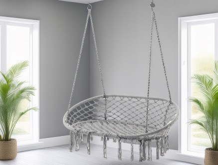 Садовая качеля GardenLine DUO Grey. Киев. фото 1