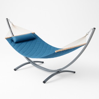 Стойка для гамака WCG + Гамак с планкой SOFT голубой XXL 200×140 двухместный. Киев. фото 1 Стойка для гамака WCG + Гамак с планкой SOFT голубой XXL 200×140 двухместный. Киев. фото 1