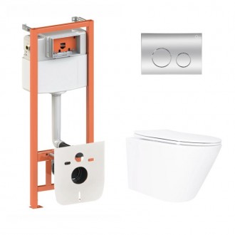 Готове рішення Qtap для ванної кімнати: підвісний унітаз Swan Ultra Quiet 520x36. Киев. фото 1 Готове рішення Qtap для ванної кімнати: підвісний унітаз Swan Ultra Quiet 520x36. Киев. фото 1