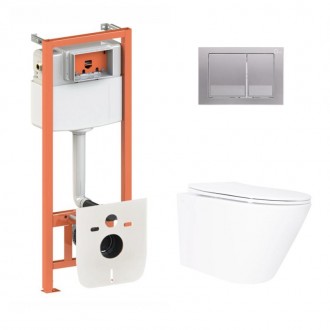 Готове рішення Qtap для ванної кімнати: підвісний унітаз Swan Ultra Quiet 520x36. Киев. фото 1 Готове рішення Qtap для ванної кімнати: підвісний унітаз Swan Ultra Quiet 520x36. Киев. фото 1