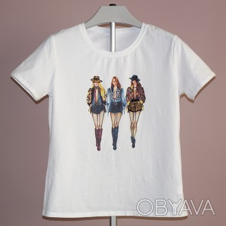 40€ Foresta Bella Италия L/XL футболка с пайетками майка с принтом топ лето