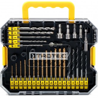 Набір біт і свердел Trotec 49 pieces Hexagon Shank Drill and Bit Set (6200001160. Киев. фото 1 Набір біт і свердел Trotec 49 pieces Hexagon Shank Drill and Bit Set (6200001160. Киев. фото 1