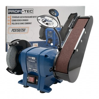 Потужний точильно-шліфувальний верстат (точило-гріндер) PROFI-TEC PCG150/250 : 2. Київ. фото 1 Потужний точильно-шліфувальний верстат (точило-гріндер) PROFI-TEC PCG150/250 : 2. Київ. фото 1