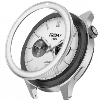 Безель металевий для смарт годинника Xiaomi Watch S3/S4 Silver-2 + захисне скло. Запоріжжя. фото 1 Безель металевий для смарт годинника Xiaomi Watch S3/S4 Silver-2 + захисне скло. Запоріжжя. фото 1