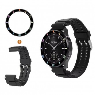 Безель Multicolor та силіконовий ремінець для смарт годинника Xiaomi Watch S3/S4. Запоріжжя. фото 1 Безель Multicolor та силіконовий ремінець для смарт годинника Xiaomi Watch S3/S4. Запоріжжя. фото 1