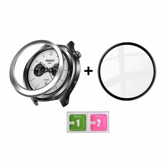 Безель для смарт годинника Xiaomi Watch S3/S4 PC Anti drop Bezel Ring Silver + захисна плівка. Запоріжжя. фото 1 Безель для смарт годинника Xiaomi Watch S3/S4 PC Anti drop Bezel Ring Silver + захисна плівка. Запоріжжя. фото 1