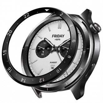 Безель для смарт годинника Xiaomi Watch S3/S4 PC Cover Ring Bumper Black-white + захисне cкло. Запоріжжя. фото 1 Безель для смарт годинника Xiaomi Watch S3/S4 PC Cover Ring Bumper Black-white + захисне cкло. Запоріжжя. фото 1