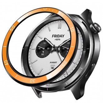 Безель для смарт годинника Xiaomi Watch S3/S4 PC Cover Ring Bumper Yellow-black + захисне cкло. Запоріжжя. фото 1 Безель для смарт годинника Xiaomi Watch S3/S4 PC Cover Ring Bumper Yellow-black + захисне cкло. Запоріжжя. фото 1