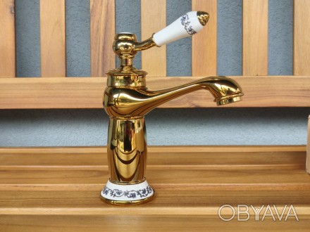Змішувач для раковини Art Design 0169-3 Deco Gold Золото.