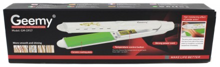РОЗПРОДАЖ! Праска для вирівнювання волосся Gemei GM-2957 з керамічним покриттям. Одеса. фото 1 РОЗПРОДАЖ! Праска для вирівнювання волосся Gemei GM-2957 з керамічним покриттям. Одеса. фото 1