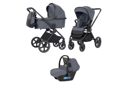 Коляска универсальная 3 в 1 Carrello Ultimo CRL-6519 Cool Grey серая. Івано-Франківськ. фото 1 Коляска универсальная 3 в 1 Carrello Ultimo CRL-6519 Cool Grey серая. Івано-Франківськ. фото 1