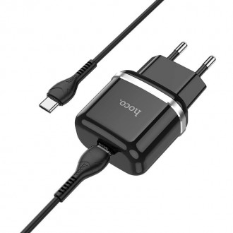 Адаптер зарядний пристрій HOCO Type-C to Type-C - Victorious single port charger. Київ. фото 1 Адаптер зарядний пристрій HOCO Type-C to Type-C - Victorious single port charger. Київ. фото 1
