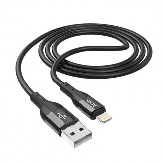Кабель HOCO Lightning Creator silicone charging data cable X72 1 метр чорний пос. Київ. фото 1 Кабель HOCO Lightning Creator silicone charging data cable X72 1 метр чорний пос. Київ. фото 1