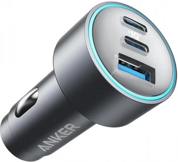 Зарядний пристрій автоадаптер ANKER PowerDrive 325 67w PD + 22.5W USB-A. Київ. фото 1 Зарядний пристрій автоадаптер ANKER PowerDrive 325 67w PD + 22.5W USB-A. Київ. фото 1