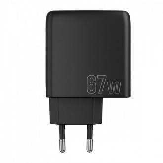 Зарядний пристрій Proove Shot GaN 67 W (2 Type-C + 1 USB) чорний (WCSG67120001). Київ. фото 1 Зарядний пристрій Proove Shot GaN 67 W (2 Type-C + 1 USB) чорний (WCSG67120001). Київ. фото 1