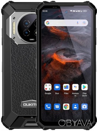 Смартфон Oukitel WP19 8/256 GB NFC з акумулятором 21000 мА·год чорний