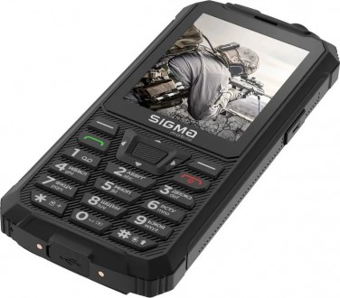 Телефон протиударний захищений Sigma mobile X-treme PR68 Type-C чорний. Київ. фото 1 Телефон протиударний захищений Sigma mobile X-treme PR68 Type-C чорний. Київ. фото 1