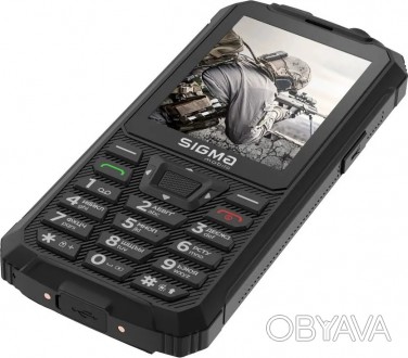 Телефон протиударний захищений Sigma mobile X-treme PR68 Type-C чорний