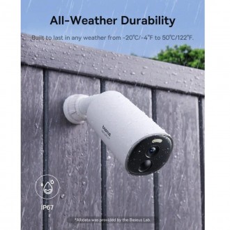 IP-камера відеоспостереження зовнішня Baseus Security B1 Outdoor Camera 2K (S0SV. . фото 10 . . фото 10
