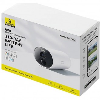 IP-камера відеоспостереження зовнішня Baseus Security B1 Outdoor Camera 2K (S0SV. . фото 5 . . фото 5
