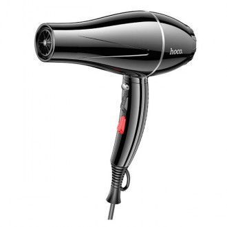 Фен Hoco HP12 hot and cold air hair dryer черный. Київ. фото 1 Фен Hoco HP12 hot and cold air hair dryer черный. Київ. фото 1