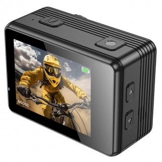 Экшн - камера Hoco DV103 Dual color screen sports camera. . фото 3 . . фото 3