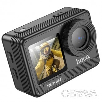 Экшн - камера Hoco DV103 Dual color screen sports camera. . фото 1 . . фото 1