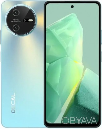 Смартфон Blackview Oscal Tiger 12 8 / 128 Gb DS Cerulean Blue (блакитний)