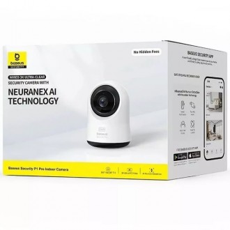 Камера відеонагляду Baseus Security P1 Pro Indoor 3K Camera (S0TV022132). . фото 5 . . фото 5