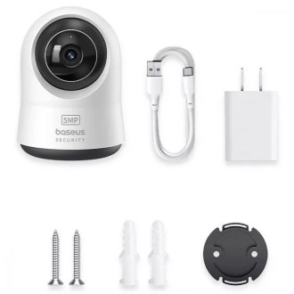 Камера відеонагляду Baseus Security P1 Pro Indoor 3K Camera (S0TV022132). . фото 3 . . фото 3