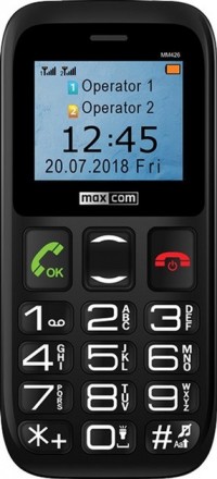 Телефон кнопковий Maxcom Comfort MM426 чорний. Київ. фото 1 Телефон кнопковий Maxcom Comfort MM426 чорний. Київ. фото 1