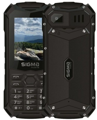 Телефон кнопковий захищений Sigma mobile X-treme PV68 чорний. Київ. фото 1 Телефон кнопковий захищений Sigma mobile X-treme PV68 чорний. Київ. фото 1
