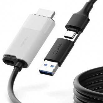 Зовнішня карта відеозахоплювача (кабель) Xiaomi HAGiBiS HDMI на USB/Type-C 1080P. Киев. фото 1 Зовнішня карта відеозахоплювача (кабель) Xiaomi HAGiBiS HDMI на USB/Type-C 1080P. Киев. фото 1