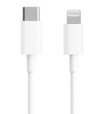 Кабель Xiaomi Mi Type-C to Lightning Cable (BHR4421GL) сертифікація Mfi 1m білий. Київ. фото 1 Кабель Xiaomi Mi Type-C to Lightning Cable (BHR4421GL) сертифікація Mfi 1m білий. Київ. фото 1