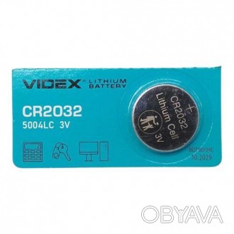 РОЗПРОДАЖ! Батарейка Videx «таблетка» CR2032 (15551)
