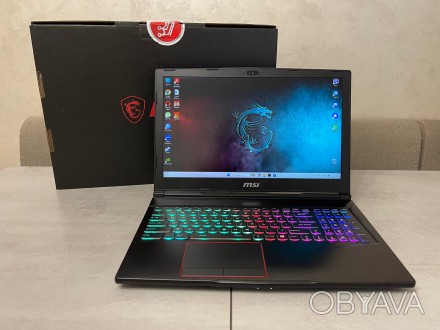 Ігровий ноутбук MSI GE63 Raider RGB 9SG, 15,6 FHD IPS 144Hz, i7-9750H 32GB 512GB