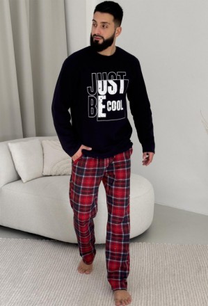 Піжама чоловіча байковая Just be Cool Cosy KMW07 M. Київ. фото 1 Піжама чоловіча байковая Just be Cool Cosy KMW07 M. Київ. фото 1