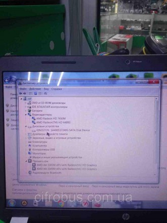 Ноутбук Б/У HP G6-1331sr (AMD A4-3305M 1.9GHz/Ram 6GB/SSD 240GB/AMD Radeon HD 6480G/HD 7450M). Київ. фото 1 Ноутбук Б/У HP G6-1331sr (AMD A4-3305M 1.9GHz/Ram 6GB/SSD 240GB/AMD Radeon HD 6480G/HD 7450M). Київ. фото 1