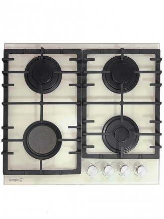Газовая варочная поверхность BORGIO DR 6390-15 Ivory Glass FFD. Запорожье. фото 1 Газовая варочная поверхность BORGIO DR 6390-15 Ivory Glass FFD. Запорожье. фото 1