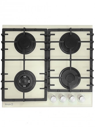 Газовая варочная поверхность BORGIO DR 6392-15 Ivory Glass FFD. Запорожье. фото 1 Газовая варочная поверхность BORGIO DR 6392-15 Ivory Glass FFD. Запорожье. фото 1