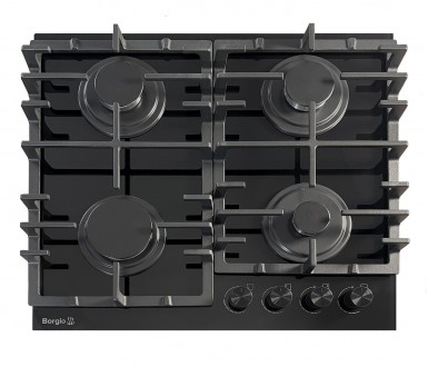 Газовая варочная поверхность BORGIO DR 6390-15 Black Glass FFD Черный. Запорожье. фото 1 Газовая варочная поверхность BORGIO DR 6390-15 Black Glass FFD Черный. Запорожье. фото 1