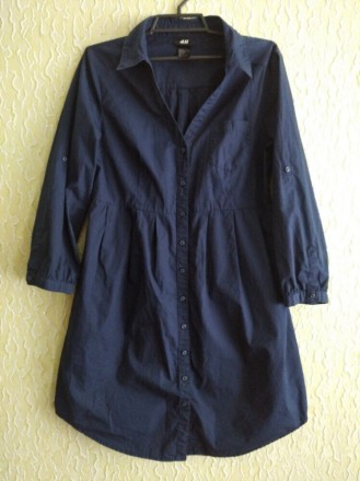 Темно-Синя сукня туніка, платье рубашка , р.34, H&M, Індонезія. Пирятин. фото 1 Темно-Синя сукня туніка, платье рубашка , р.34, H&M, Індонезія. Пирятин. фото 1