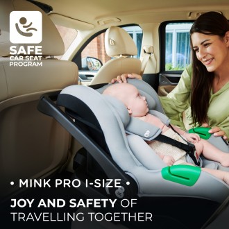 Автокресло-переноска Kinderkraft Mink Pro i-Size Black (KCMINKPRBLK0000). . фото 10 MINK PRO - Ваше первое автокресло для детей от рождения до 13 кг. Ребенка можно . . фото 10