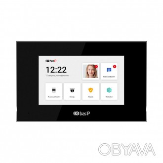 IP-видеодомофон 7" Bas-IP AQ-07LL black