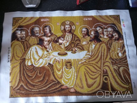 Продам ікону вишита чеським бісером