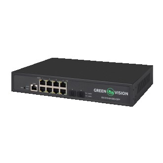 Комутатор мережевий POE GV-019-M-08G+SFP. Київ. фото 1 Комутатор мережевий POE GV-019-M-08G+SFP. Київ. фото 1