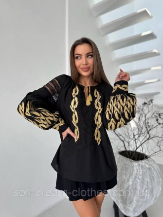 Женская вышиванка с Колосками S M L S. Николаев. фото 1 Женская вышиванка с Колосками S M L S. Николаев. фото 1