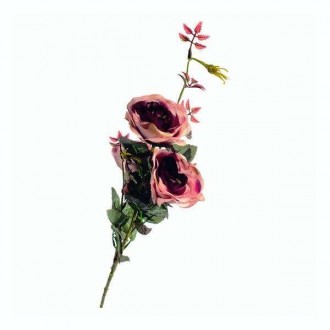 Искусственная ветка Фиолетовые розы ( 3 цветка на ветке). Киев. фото 1 Искусственная ветка Фиолетовые розы ( 3 цветка на ветке). Киев. фото 1