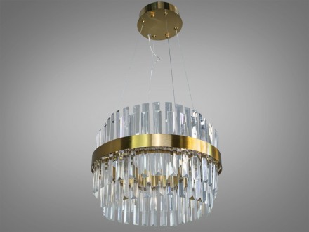 Эффектная хрустальная LED люстра в коридор, бронза, 80W на 13м2 840-400BR-LS. Одесса. фото 1 Эффектная хрустальная LED люстра в коридор, бронза, 80W на 13м2 840-400BR-LS. Одесса. фото 1